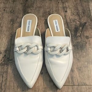 Steve Madden Fleur Pointed Toe Mule in Bone